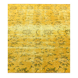 Vidal Tapis de laine 264x157 jaune Ultra Vintage pas cher