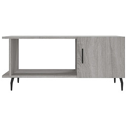 Acheter vidaXL Table basse sonoma gris 90x50x40 cm bois d'ingénierie