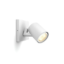 Ledkia Lampe Murale White Ambiance Runner Rallonge 1 Spot GU10 Hue Blanc