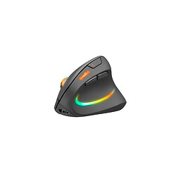 Speedlink PIAVO PRO - Souris ergonomique verticale rechargeable illuminée - sans fil, caoutchouc, noir