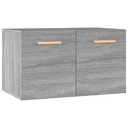 Maison Chic Armoire murale,Meuble de Rangement pour salon,cuisine Sonoma gris 60x36,5x35 cm Bois d'ingénierie -MN24209