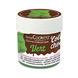 Scrapcooking Colorant alimentaire liposoluble Color'choco 5 g - vert