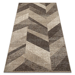 RUGSX Tapis FEEL 5673 15055 CHEVRON beige et marron crème 120x170 cm