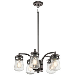 Elstead Lighting Lustre extérieur à 5 ampoules suspendu, bronze IP44, E27