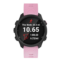 Wewoo Bracelet pour montre connectée en silicone avec Smartwatch Garmin Forerunner 245 rose