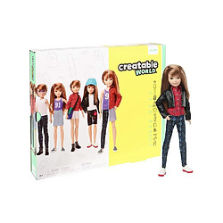 CREATABLE WORLD Kit complet cheveux roux lisses - GGG53 - Poupée Mannequin - 6 ans et +