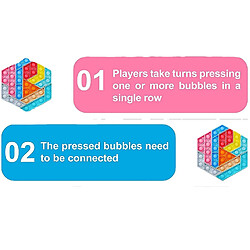 Universal Poussez la mousse populaire irritable sentiment jouets bambin puzzle hexagone silicone jeux éducatifs pas cher