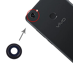 Wewoo Pièce détachée Couvercle de lentille de caméra 10 PCS pour Vivo Y81 / Y83 Noir