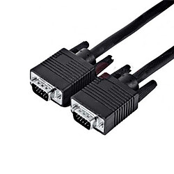 Kimex Câble VGA Mâle/Mâle, Longueur 15m
