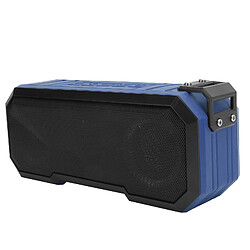 ComfortXL Enceinte bluetooth sans fil étanche ipx7 avec haut-parleur flash lumineux stéréo basses - bleu clair 