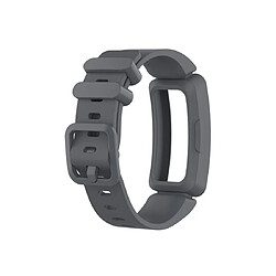 Wewoo Bracelet pour montre connectée en silicone Smartwatch Fitbit Inspire HR Gris