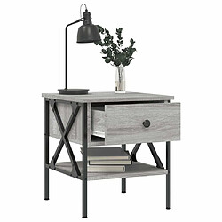 Acheter Maison Chic Lot de 2 Tables de chevet - Tables de Nuit sonoma gris 40x42x45 cm bois ingénierie