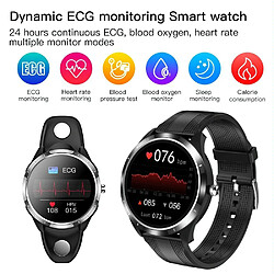 Yonis Montre Connectée Rouge ECG Cardio IP67