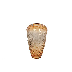 Vase Romimex Ambre verre 13 x 22 x 13 cm 