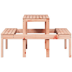 Acheter vidaXL Table de pique-nique 110x134x75 cm bois massif de douglas