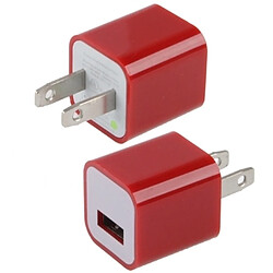 Wewoo Pour iPad, iPhone, Galaxy, Huawei, rouge Xiaomi, LG, HTC et autres smartphone, appareils rechargeables US Plug USB Chargeur, 