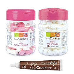 Scrapcooking Mini meringues, mini marshmallows et stylo chocolat