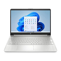 PC Portable HP 15s-eq2090nf - 15 FHD - AMD Ryzen 7-5700U - RAM 16Go - Stockage 512Go - Windows 11 - Argent - AZERTY 