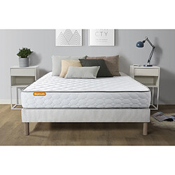 Septnuits Ensemble Memo 140 x 190 cm Ensemble matelas Mémoire de forme + sommier 140x190 Memo