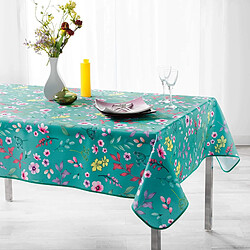 Douceur D'Interieur Nappe polyester imprimée Freshy - 150 x 240 cm - Vert