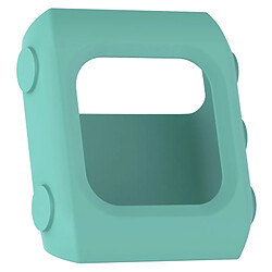 Wewoo Protection écran Étui de en silicone de montre de couleur solide pour POLAR V800 vert menthe