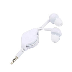 Avis GUPBOO 3.5mm câble rétractable écouteur intra-auriculaire casque Portable casque insertion directe fil rétractable pour téléphone MP3