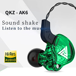 GUPBOO QKZ AK6 Casque Filaire 3.5mm Cuivre Pilote Stéréo Hi-Fi Casque Basse Casque Musique Casque pour Appels Jeu Casque avec Mi pas cher