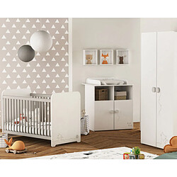 Dansmamaison Chambre bébé complète mixte 60x120 - CHATON