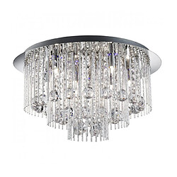 Searchlight Plafonnier LED Beatrix, en chrome et cristal