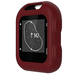 Wewoo Boîtier de montre Housse de protection en silicone pour Garmin Approach G10 Golf Vin Rouge