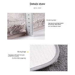 Avis LUUCOZK Tapis de bain antidérapants, absorbants, à séchage rapide, décoration de salle de bain, gris clair-Ensemble de 45 x 75cm