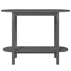 Acheter vidaXL Table console Gris 110x40x80 cm Bois massif de pin