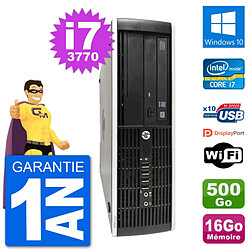 PC HP Compaq Pro 6300 SFF Intel i7-3770 RAM 16Go Disque 500Go Windows 10 Wifi · Occasion 