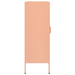 Acheter vidaXL Armoire de rangement Rose 80x35x101,5 cm Acier