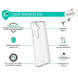 Force Case Coque pour Galaxy S24 Plus Renforcée FEEL Système Tryax Inserts 3D Transparent