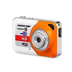 Wewoo Caméra Enfant Caméscope DV numérique ultra mini HD pour enfants avec appareil photo numériquesupport de carte Micro SD orange vibrant