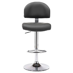 Acheter vidaXL Tabouret de bar Gris Similicuir