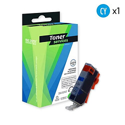 TONER SERVICES Compatible Canon CLI526 Cartouche Cyan 4541B001 (C526C)