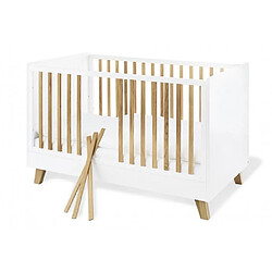 Pinolino Ensemble Economique Pan large 2 pièces lit de bébé évolutif commode à langer large 