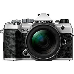 Olympus OM SYSTEM OM-5 Appareil photo sans miroir avec objectif 12-45 mm f/4 PRO (argent)