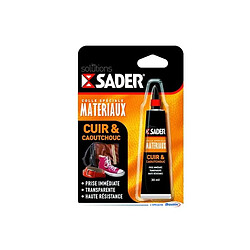 SADER - 468811 - Colle spéciale matériaux cuir & caoutchouc