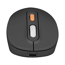 LinQ Souris Sans Fil Bluetooth ou WiFi 2.4Ghz Précision et Confort Noir