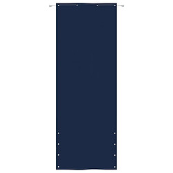 vidaXL Écran de balcon Bleu 80x240 cm Tissu Oxford