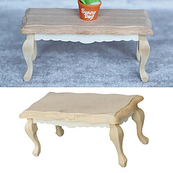 Mini table en bois 1/12 jouets de meubles de maison pas cher