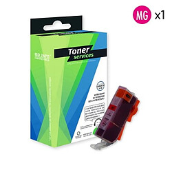 TONER SERVICES Compatible Canon CLI521 Cartouche Magenta 2935B001 (C521M) 