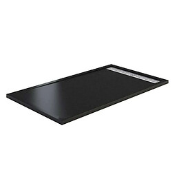 Gme Receveur de douche STYLE PLUS 120 x 80 cm - Noir 