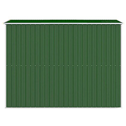 Acheter vidaXL Abri de jardin Vert 192x274x223 cm Acier galvanisé