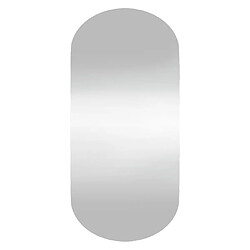 Maison Chic Miroir mural | Miroir Décoration pour Maison Salle de Bain 45x100 cm Verre Ovale -GKD86684