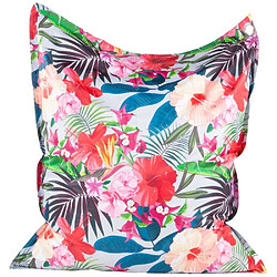 Jardindeco Maxi coussin imprimé intérieur extérieur 140 x 180 cm Imprimé bali.