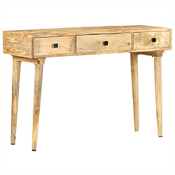 vidaXL Table console 115x35x76 cm Bois de manguier massif